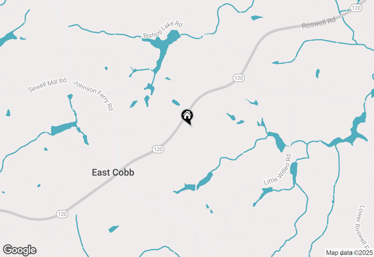 Map of 4580 Roswell Road, Marietta, GA 30062