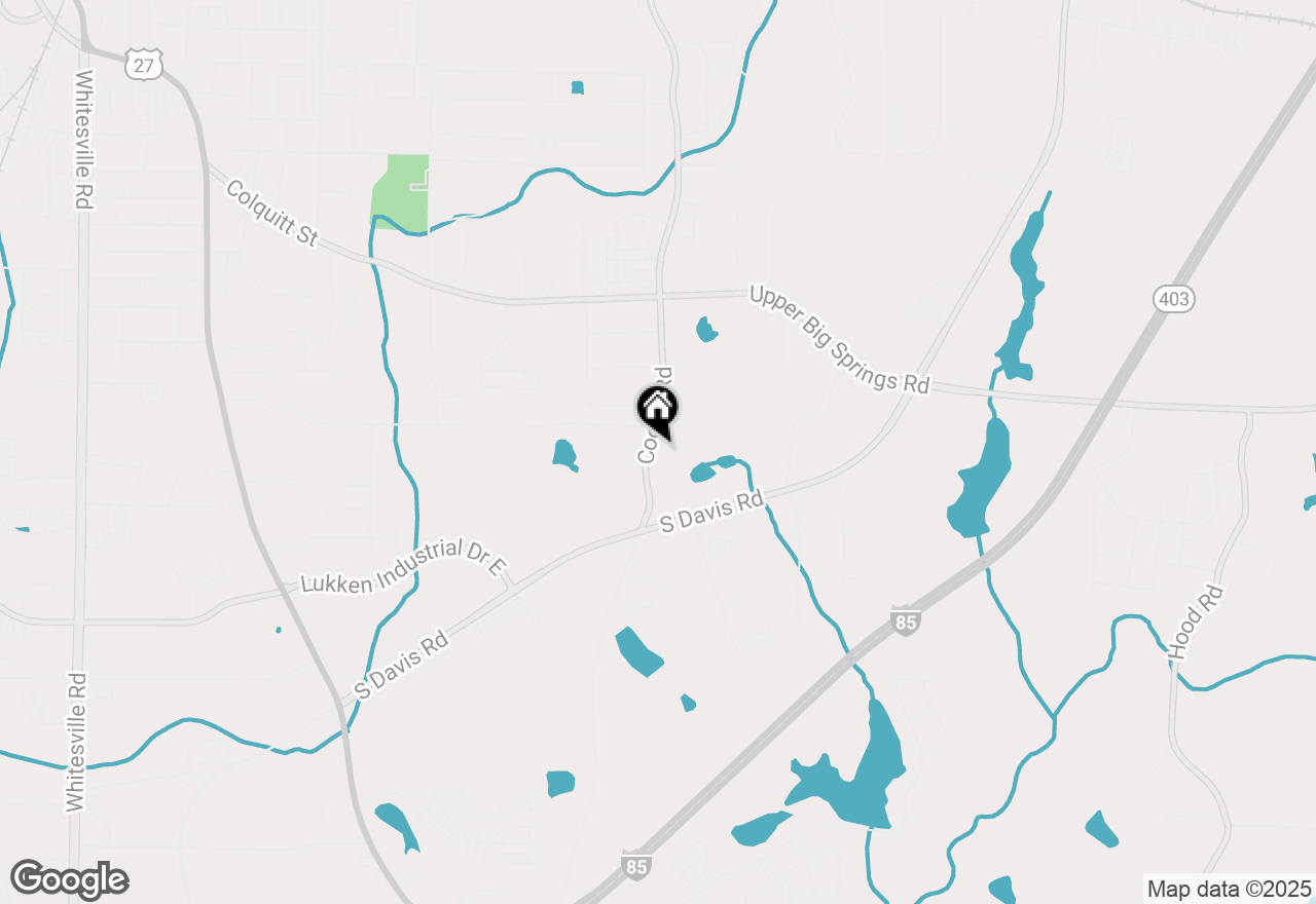 Map of 319 Cooley Road, Lagrange, GA 30241
