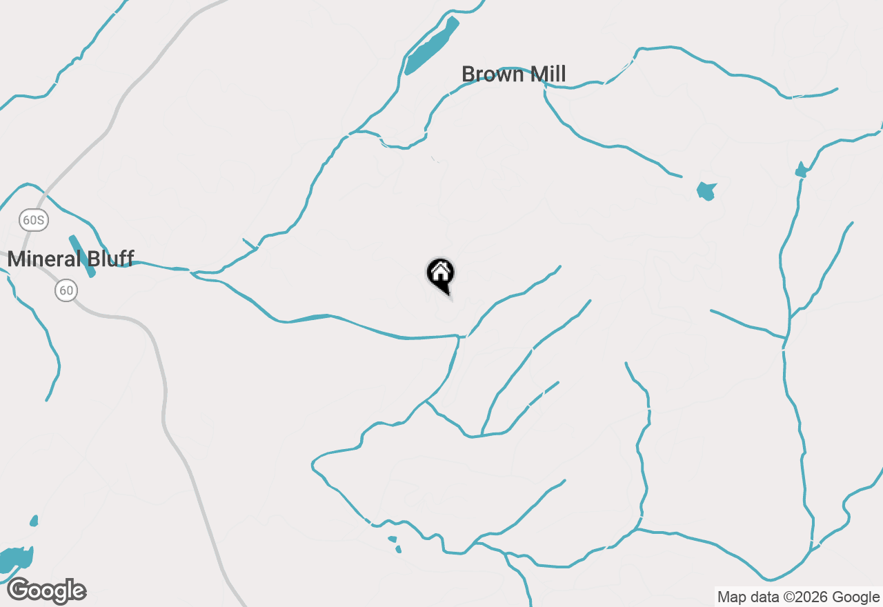 Map of 161 Walkabout Creek Road, Morganton, GA 30560