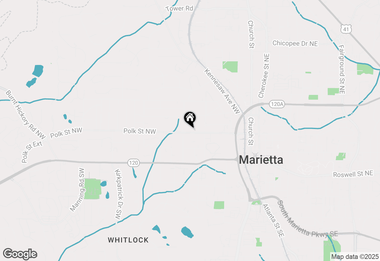 Map of 226 Polk Street Nw, Marietta, GA 30064