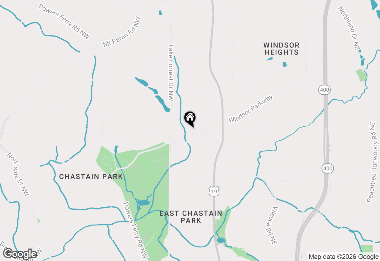 Map of 4534 Mystic Drive, Sandy Springs, GA 30342