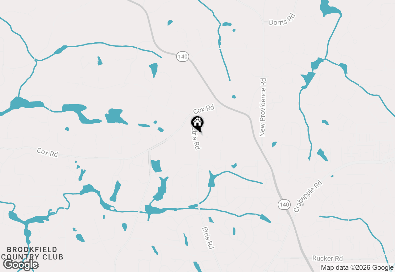Map of 12720 Etris Road, Roswell, GA 30075
