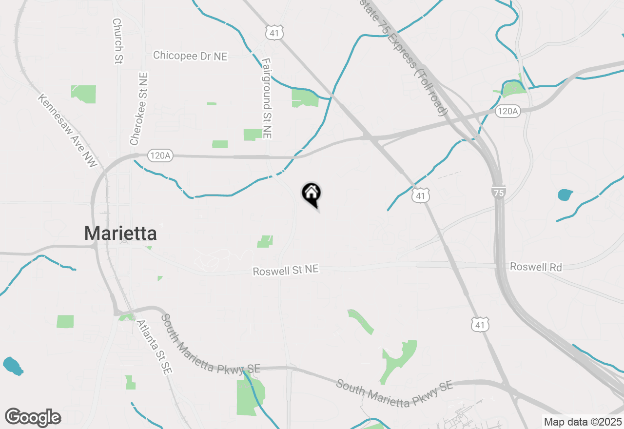 Map of 143 Austin Avenue Ne, Marietta, GA 30060