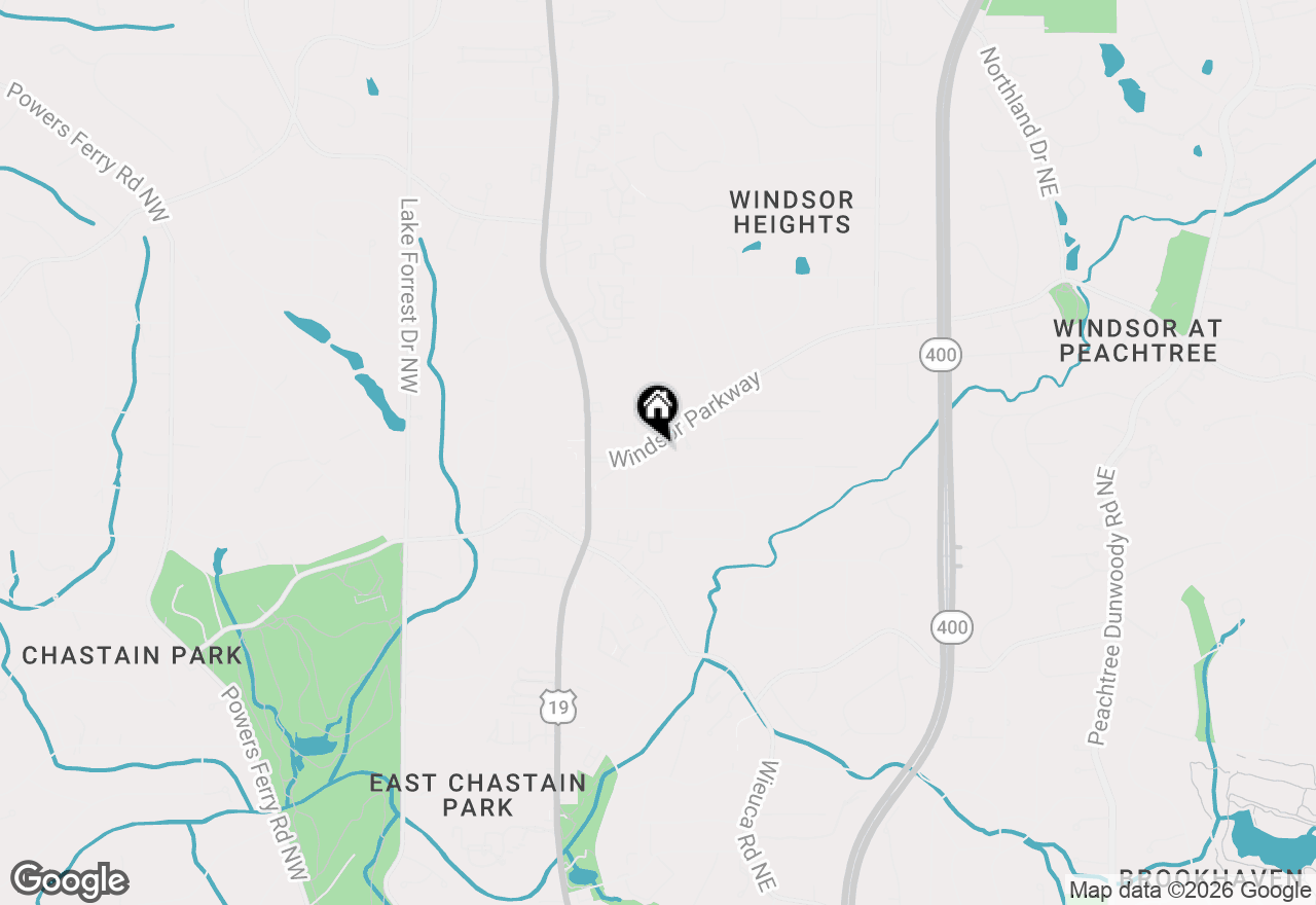 Map of 317 Windsor Parkway, Atlanta, GA 30342