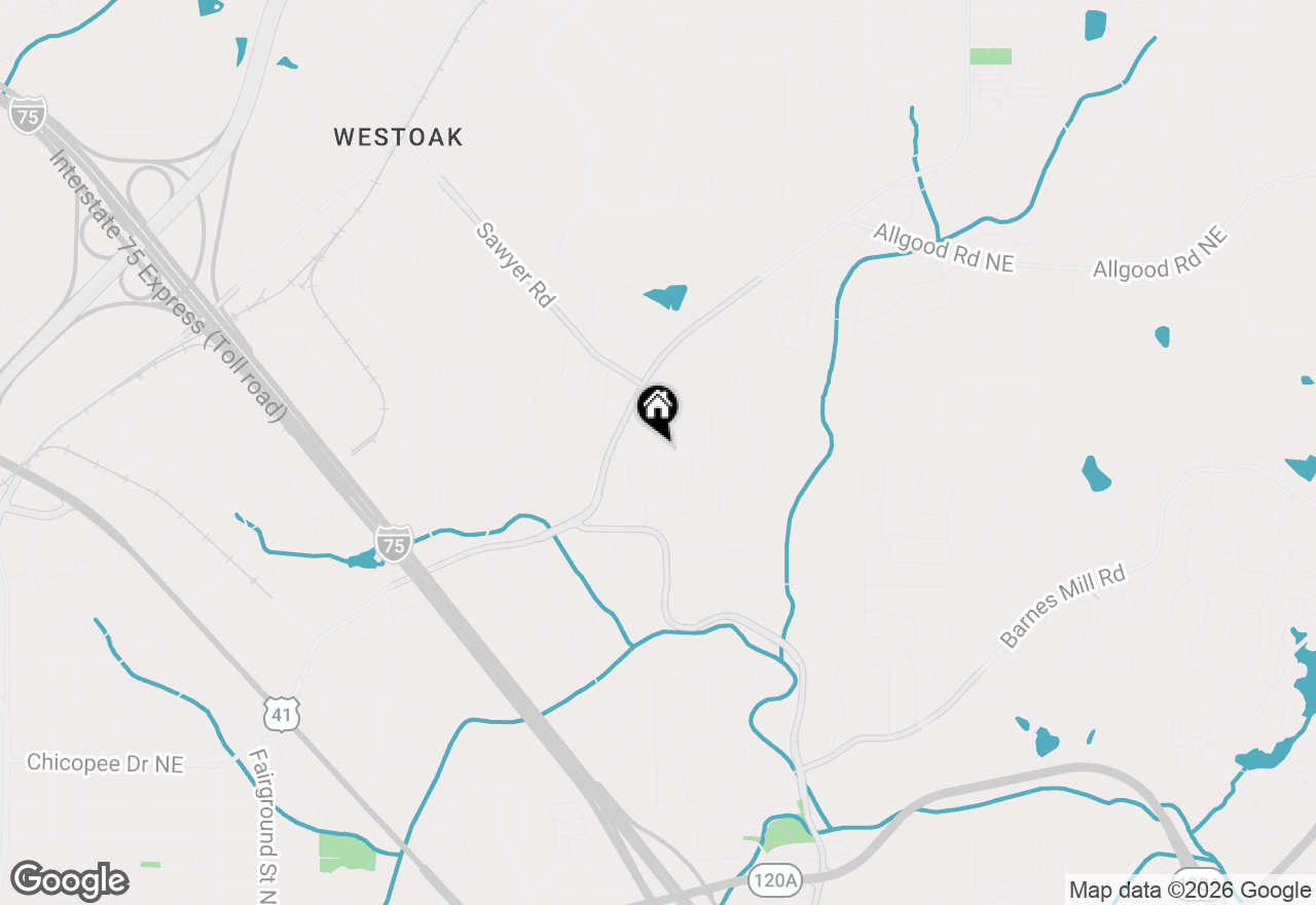 Map of 1051 Camellia Drive, Marietta, GA 30062