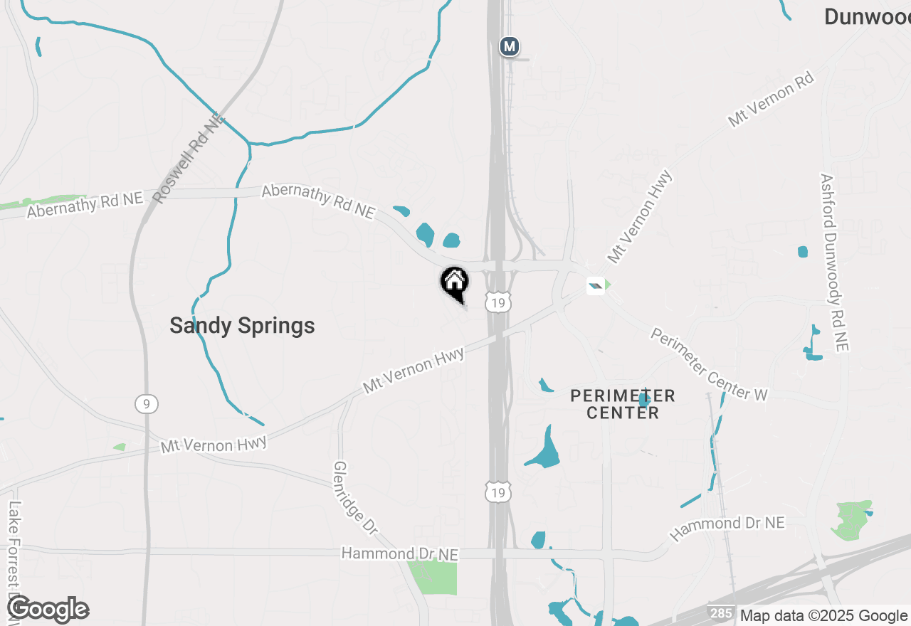 Map of 632 Granville Court, Sandy Springs, GA 30328