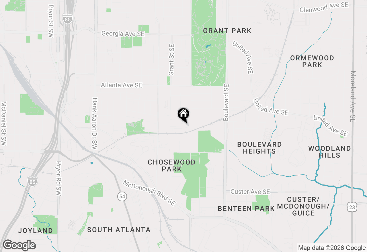 Map of 1050 Stacks Avenue Se #1510, Atlanta, GA 30315