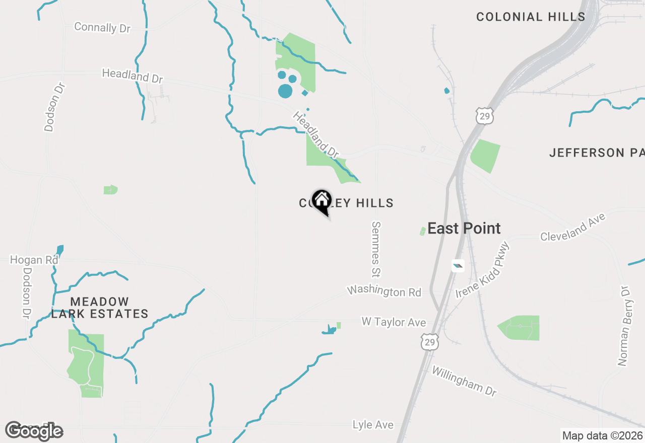 Map of 1938 Linwood Avenue, East Point, GA 30344
