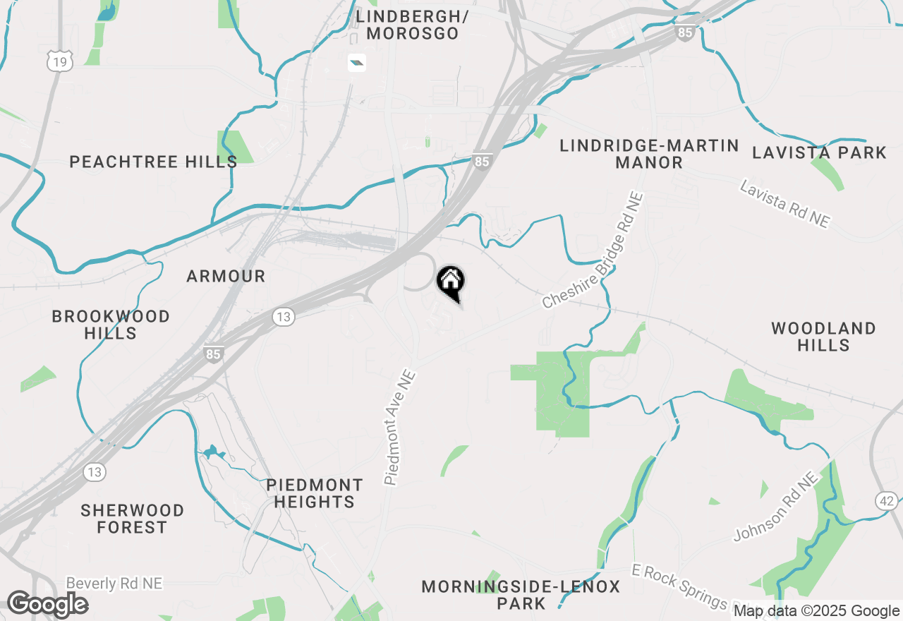 Map of 705 Bismark Road Ne, Atlanta, GA 30324