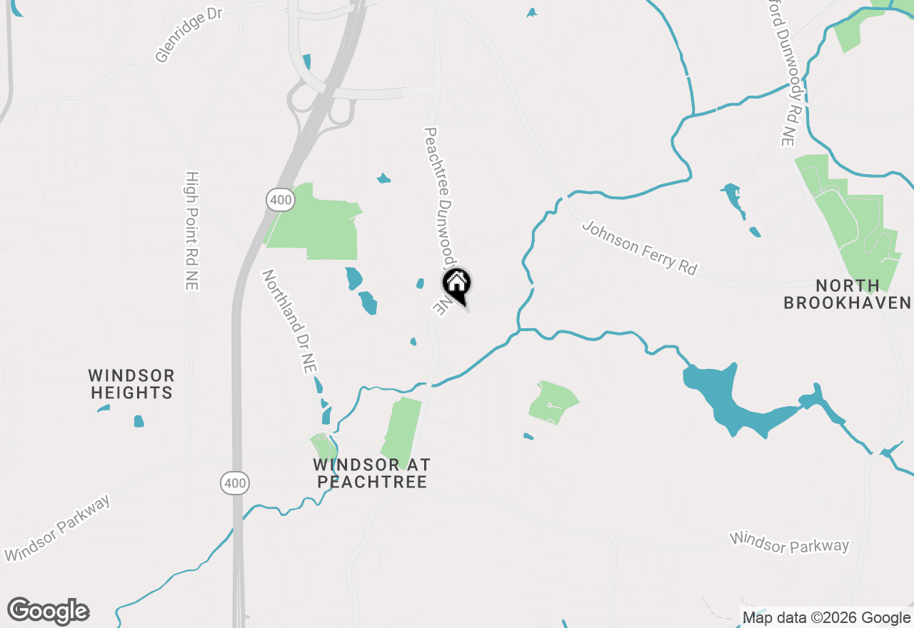 Map of 335 Craighead Drive, Atlanta, GA 30319