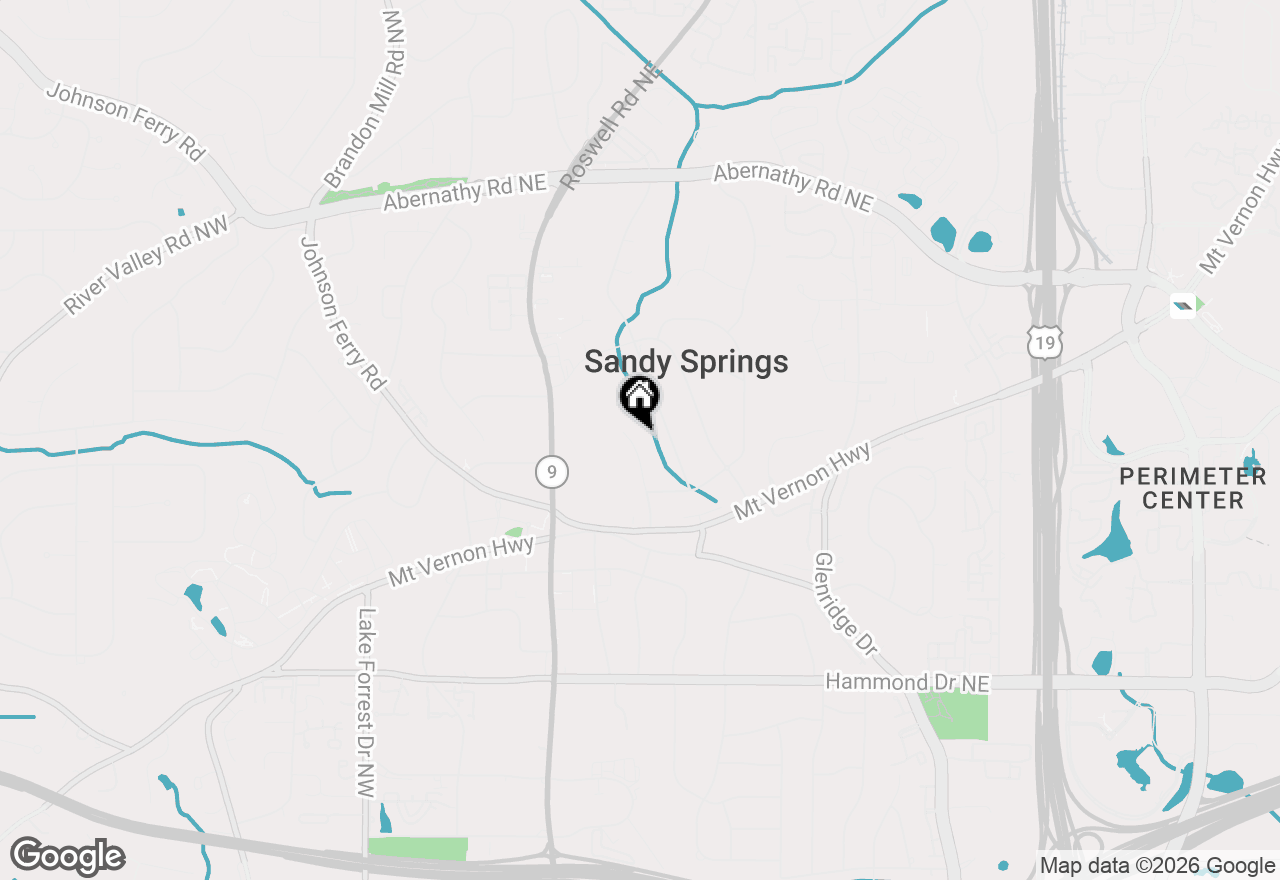 Map of 6321 Hunting Creek Road, Sandy Springs, GA 30328