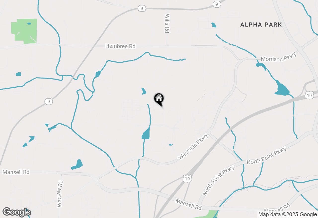 Map of 7 Ganel Lane, Alpharetta, GA 30009