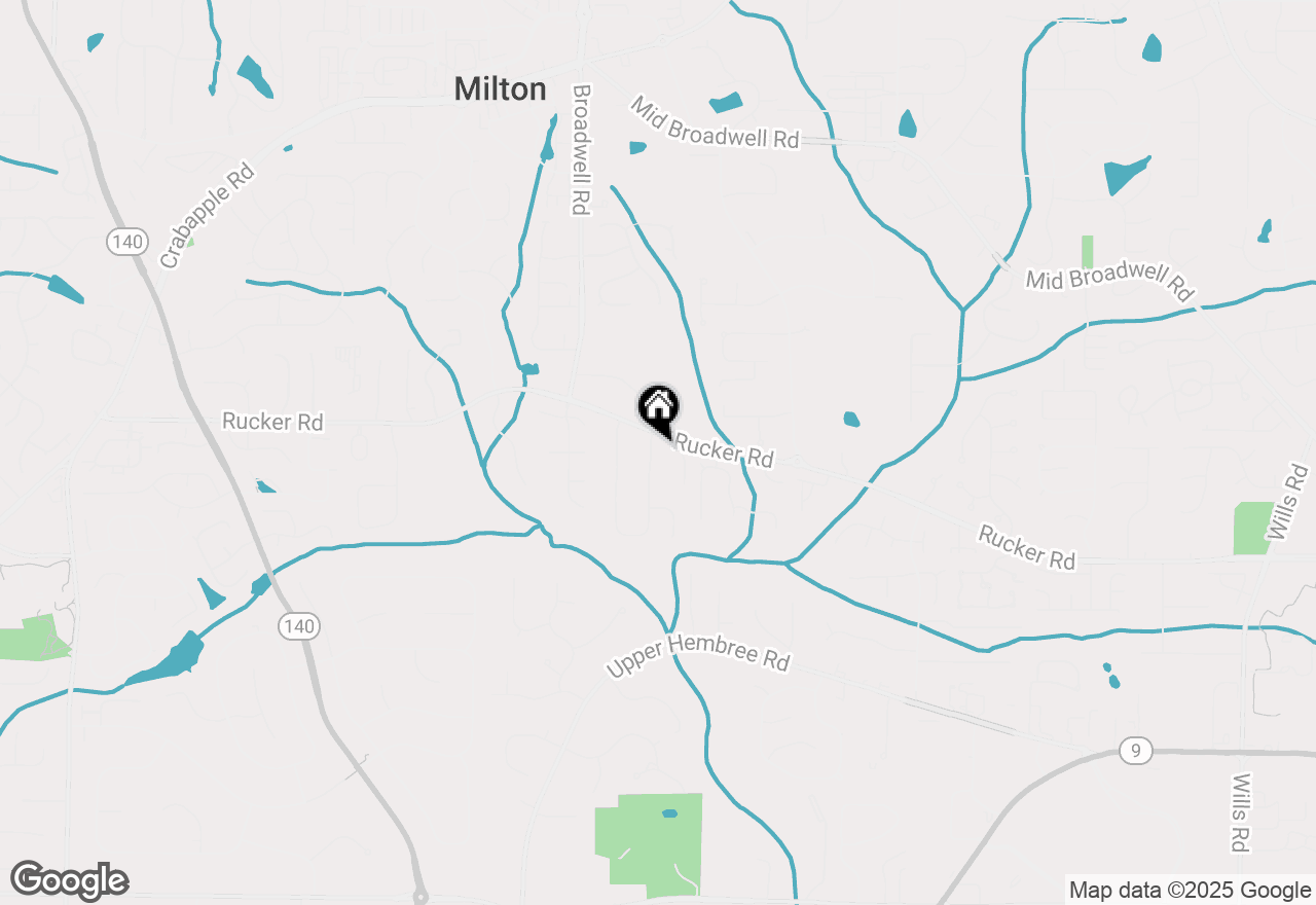 Map of 11860 N Hickory Trace, Alpharetta, GA 30004