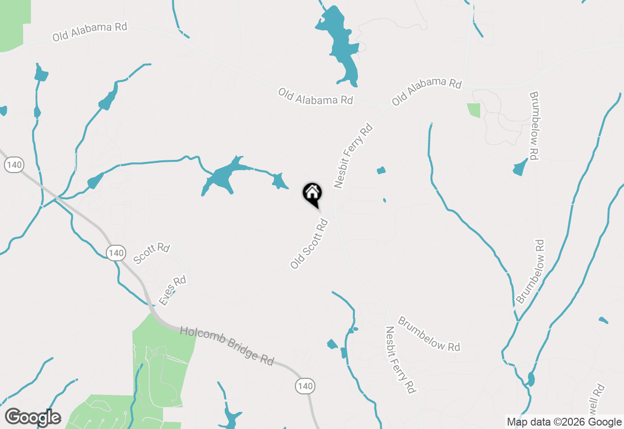 Map of 2640 Coachmans Circle, Alpharetta, GA 30022