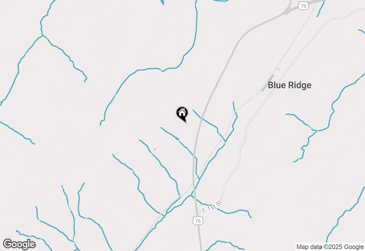 Map of 208 Bullen Gap Road, Blue Ridge, GA 30513
