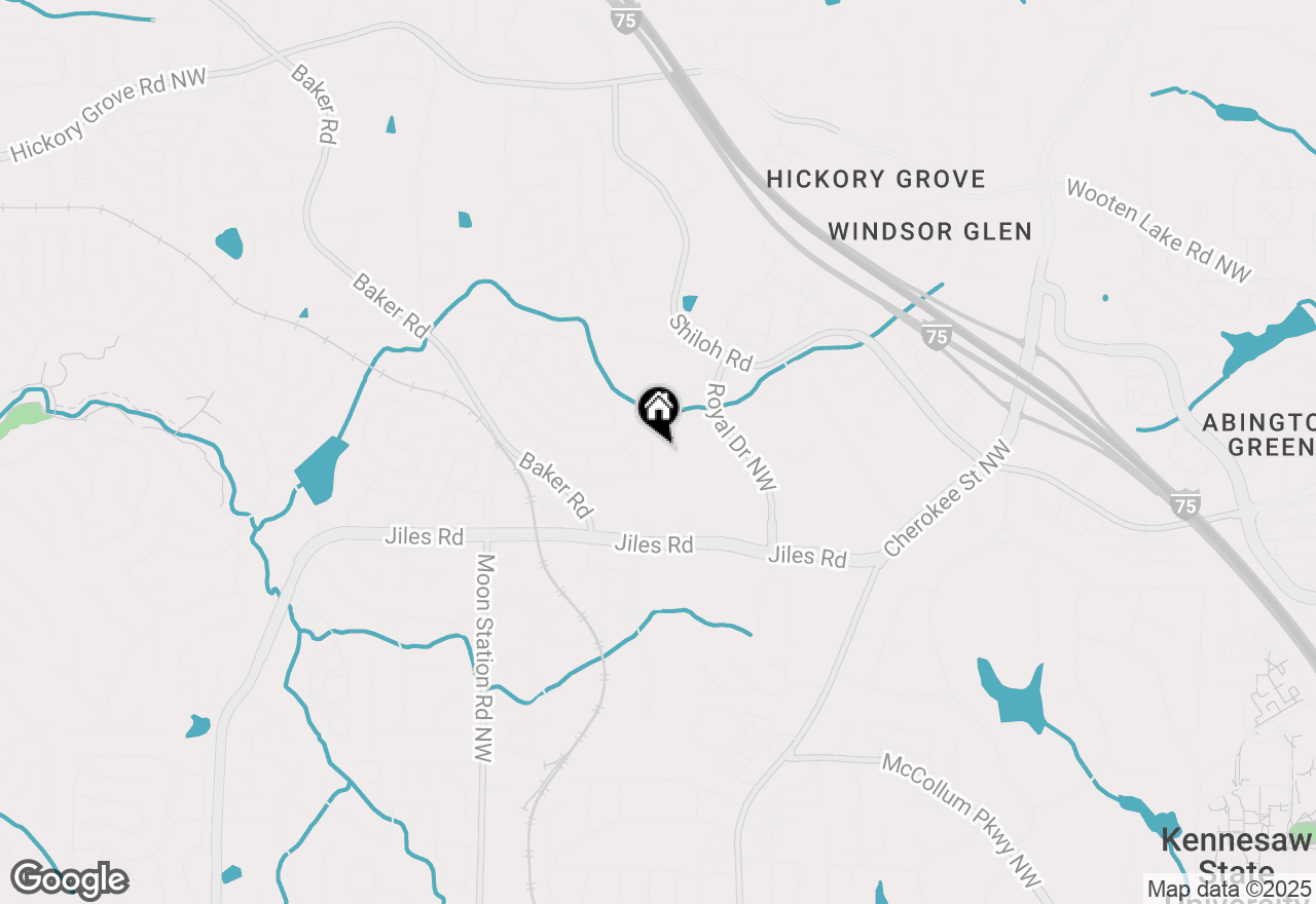 Map of 2202 Dresden Green Nw, Kennesaw, GA 30144