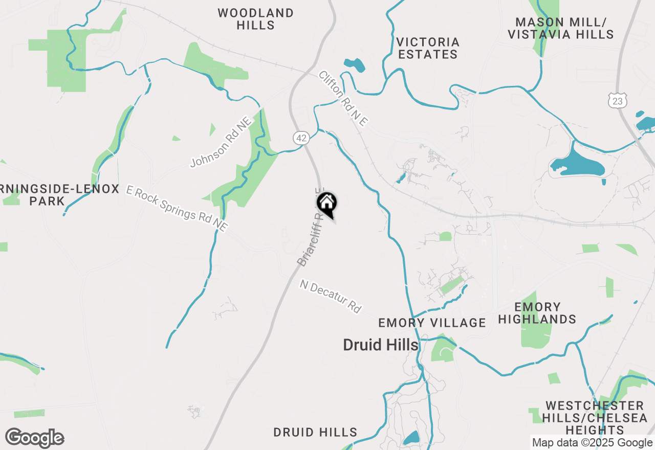 Map of 1330 Emory Road Ne, Atlanta, GA 30306