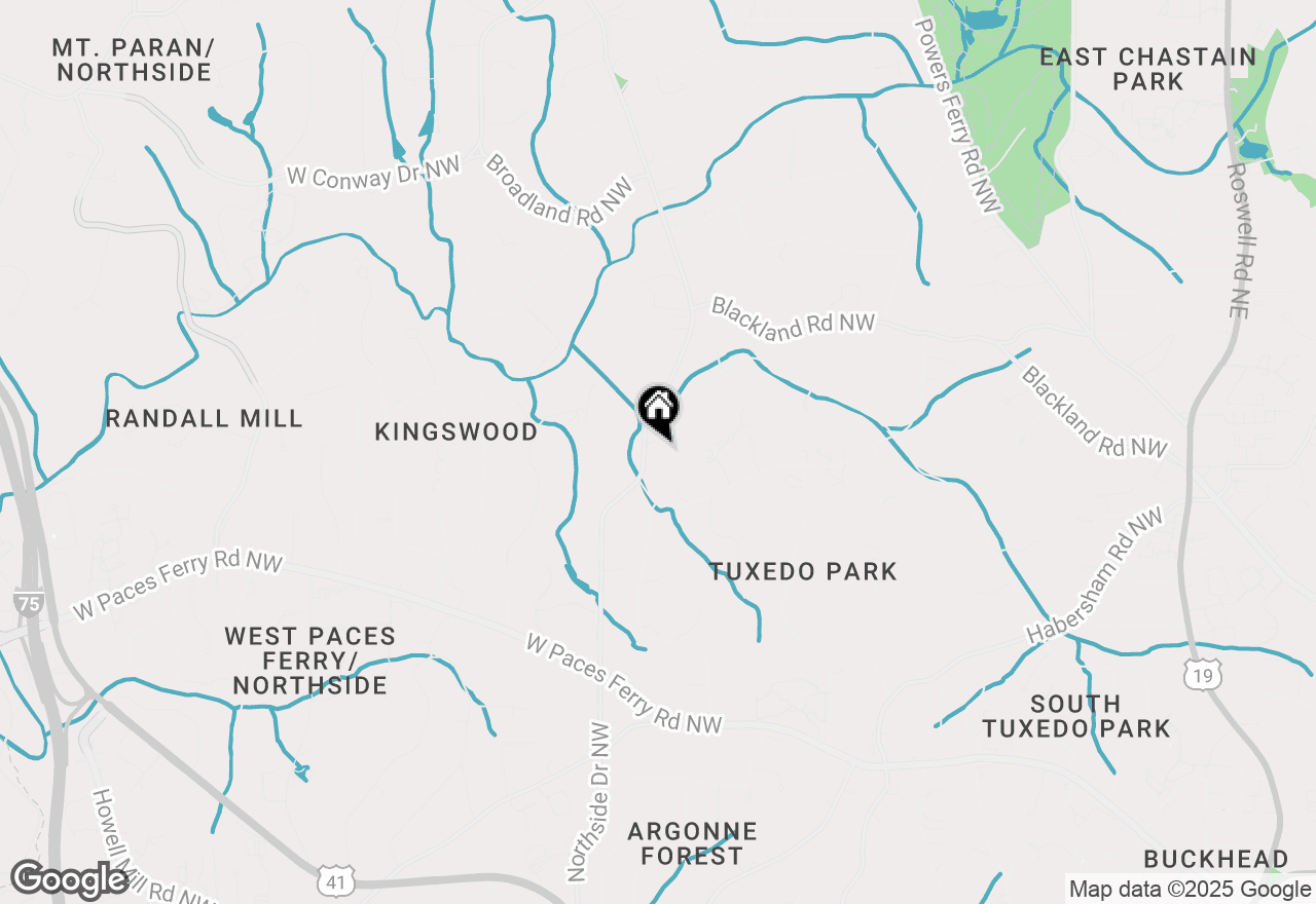 Map of 3659 Northside Drive Nw, Atlanta, GA 30305