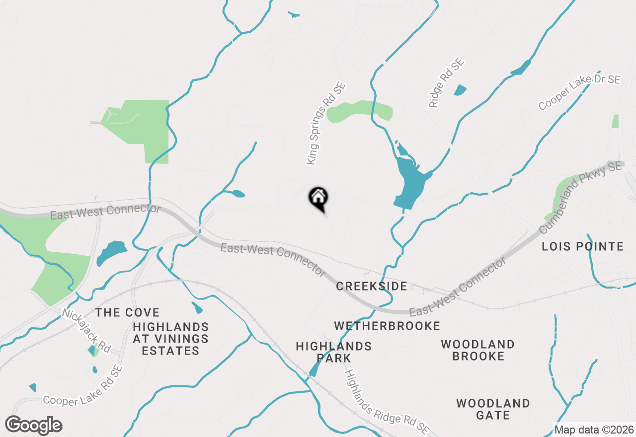 Map of 4489 King Springs Road, Smyrna, GA 30082