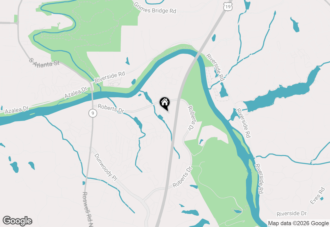 Map of 709 River Run Drive, Sandy Springs, GA 30350