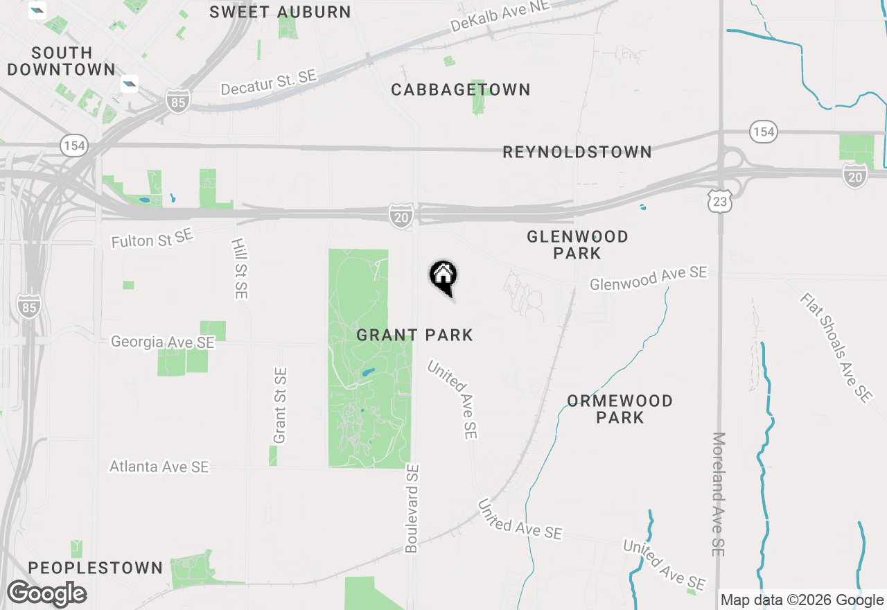 Map of 645 Rosalia Street Se, Atlanta, GA 30312