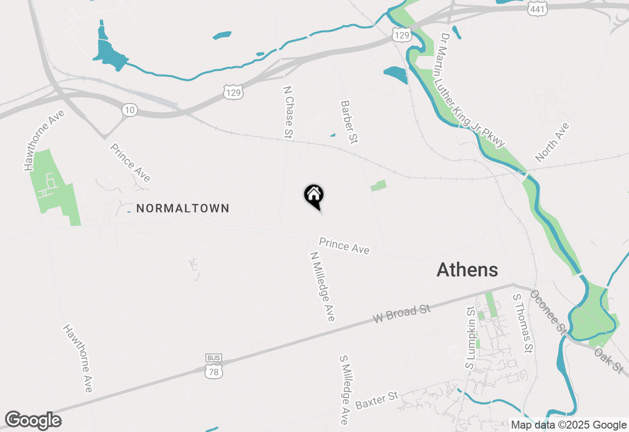 Map of 267 Dubose Avenue, Athens, GA 30601