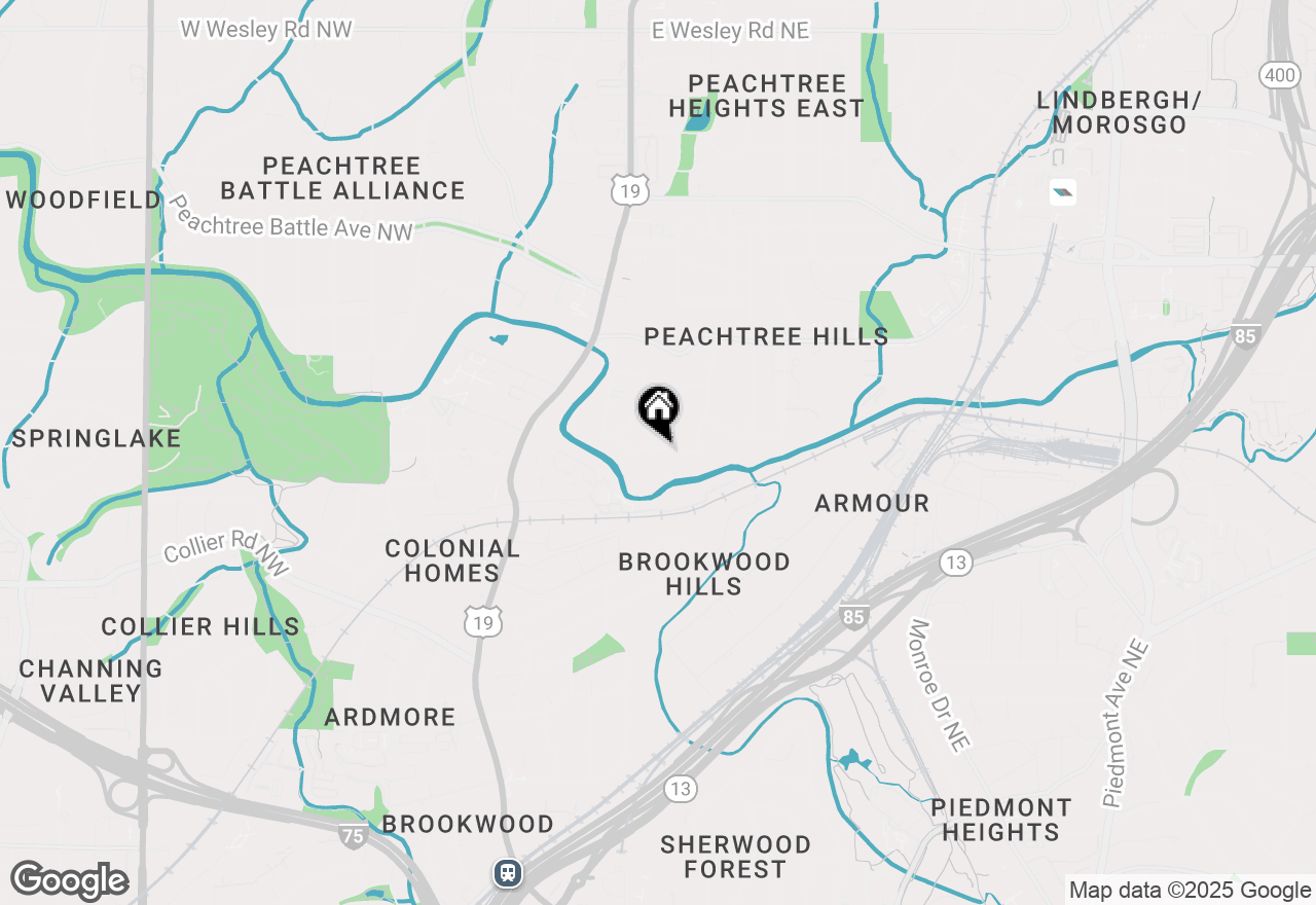 Map of 2117 Fairhaven Circle Ne, Atlanta, GA 30305