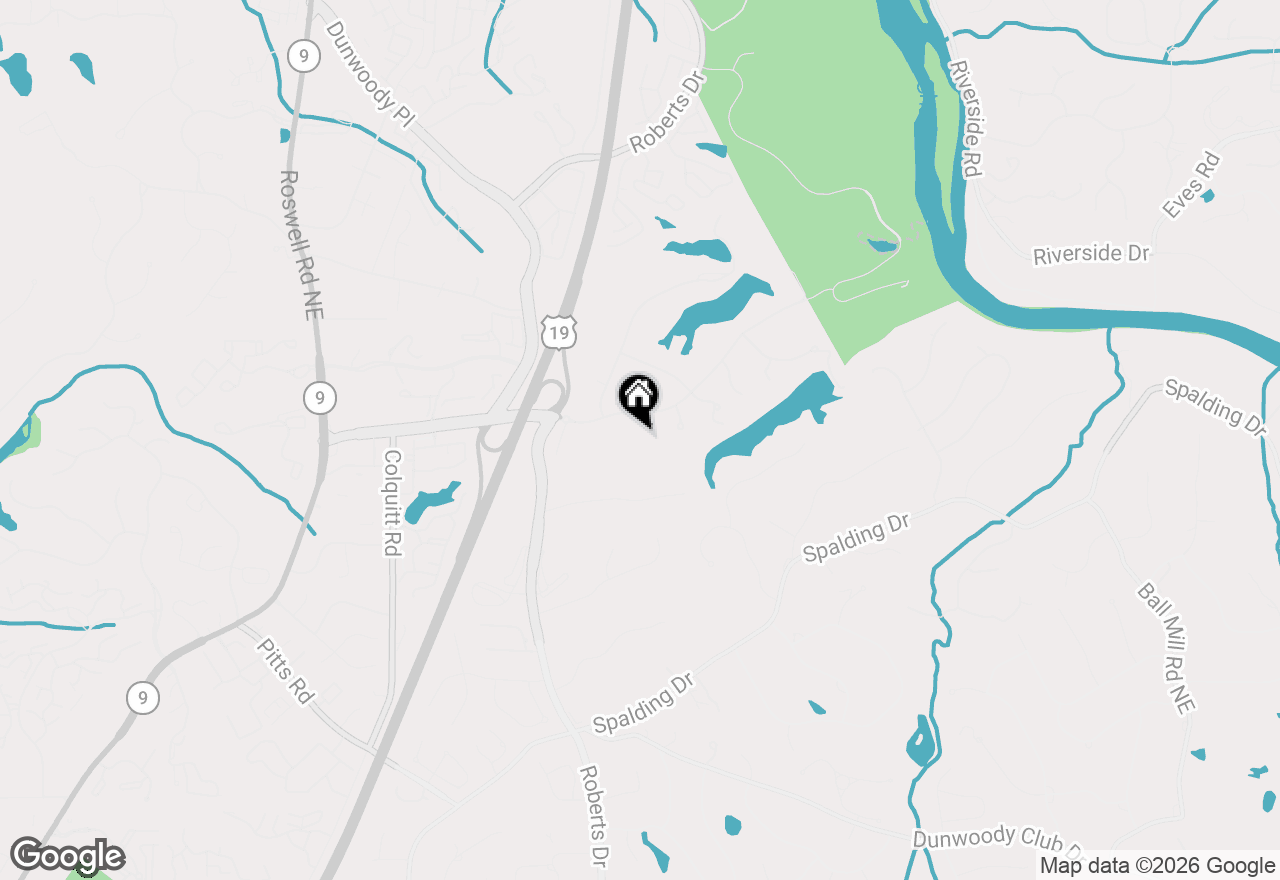 Map of 1575 Northridge Road Ne, Sandy Springs, GA 30350