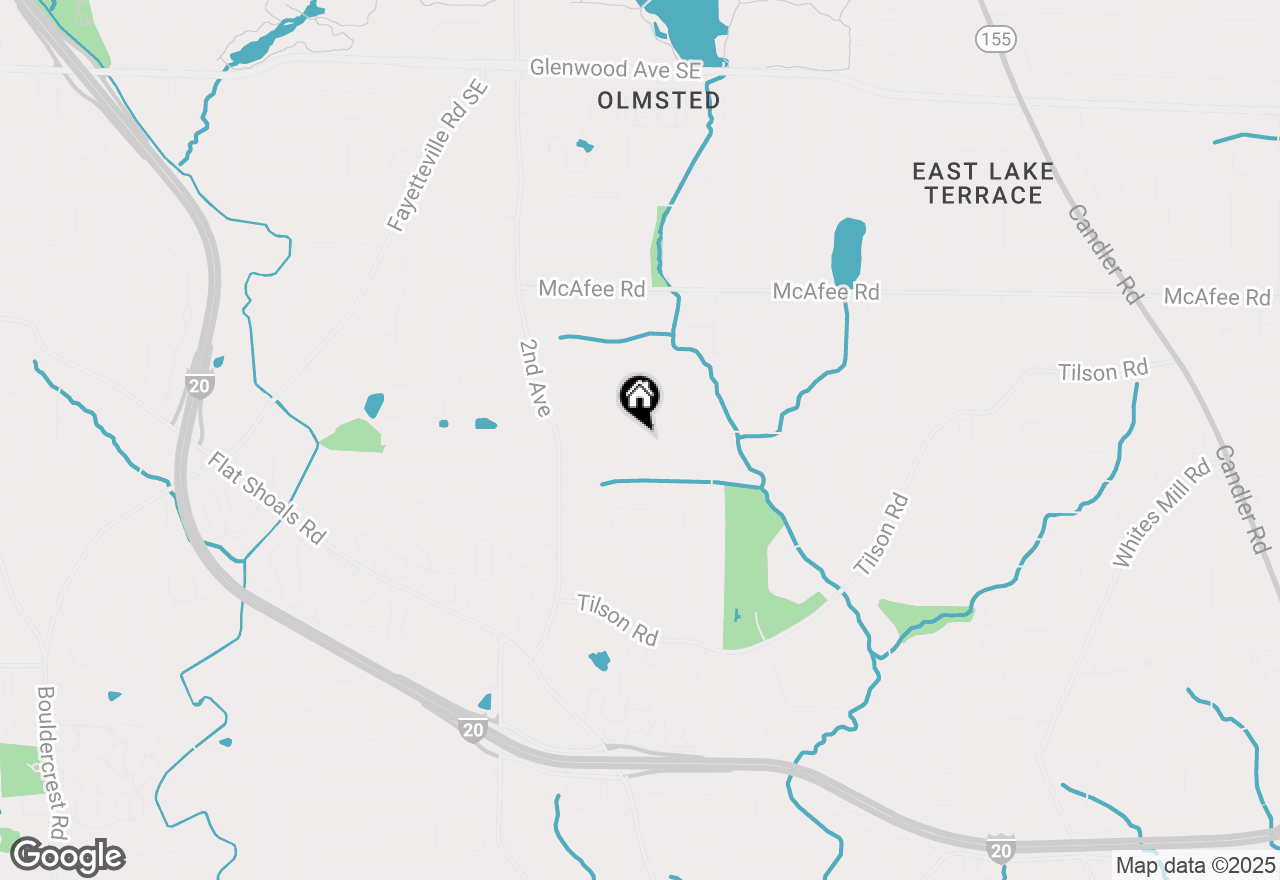 Map of 2174 Juanita Street, Decatur, GA 30032