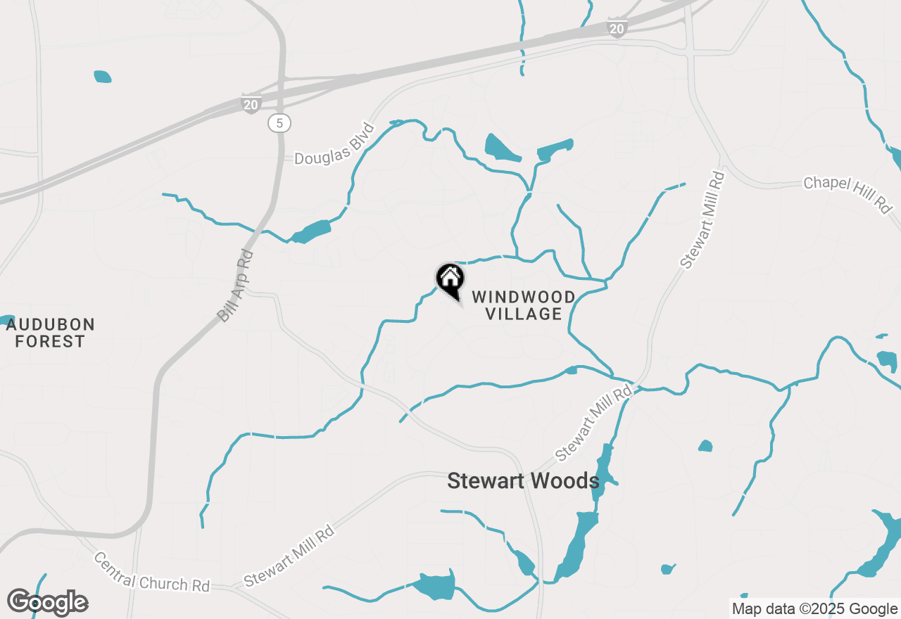 Map of 6715 Knollwood Circle, Douglasville, GA 30135