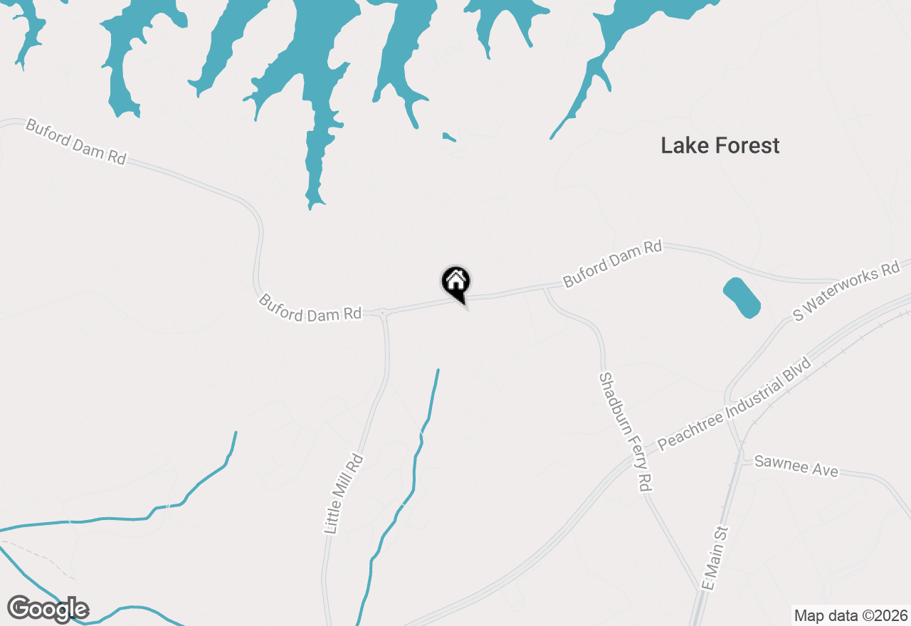 Map of 2255 Buford Dam Road, Buford, GA 30518