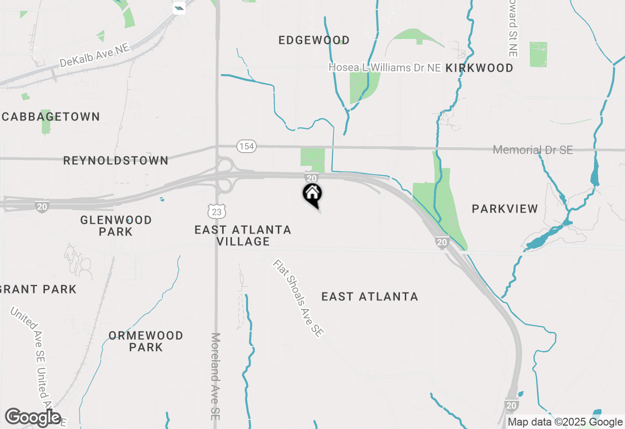 Map of 1428 Metropolitan Avenue Se, Atlanta, GA 30316