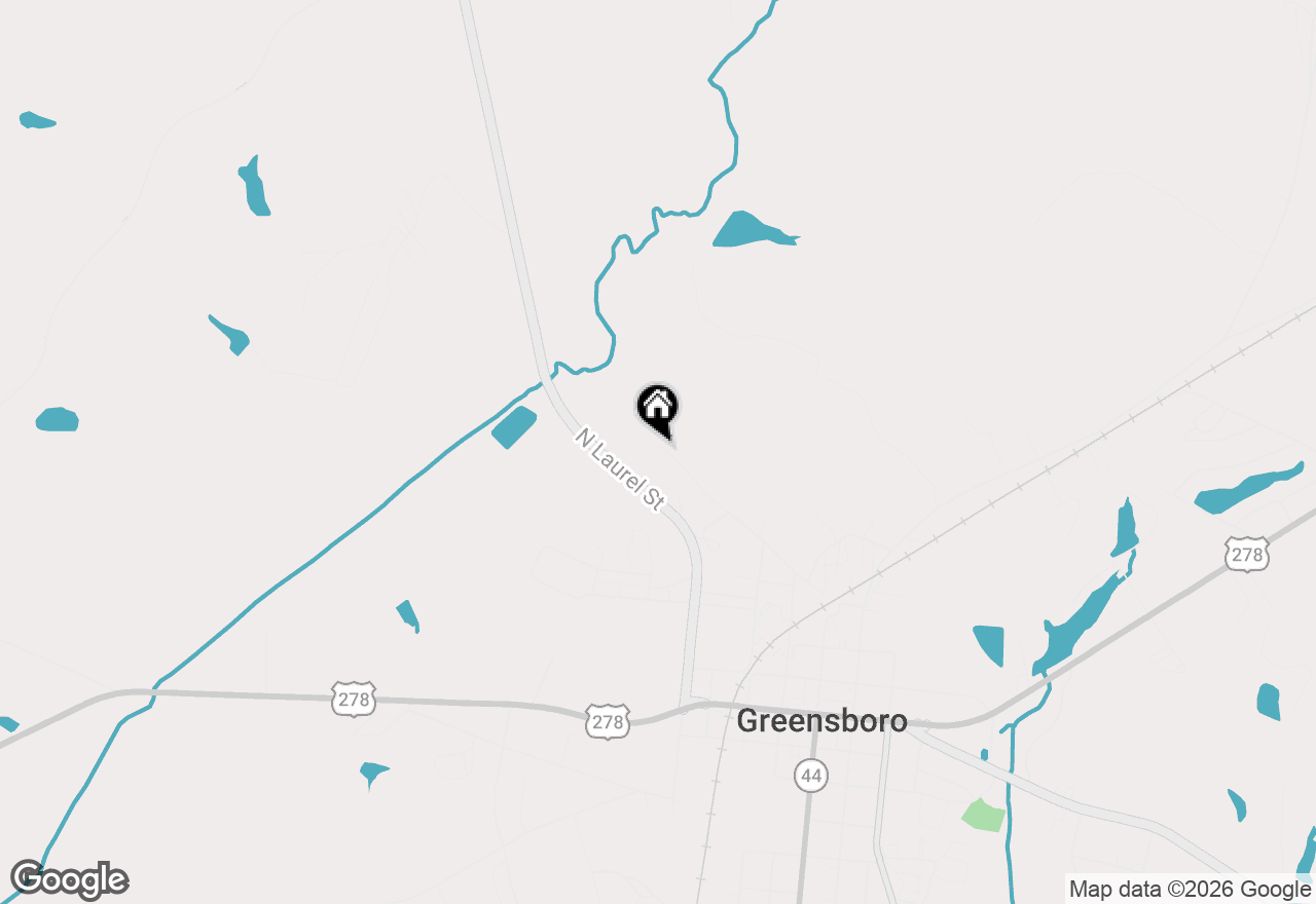 Map of 420 W Richland Avenue, Greensboro, GA 30642