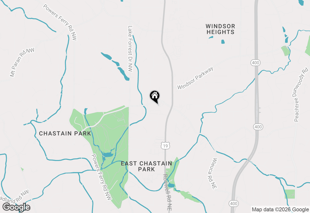 Map of 3063 Chastain Park Court Ne, Atlanta, GA 30342