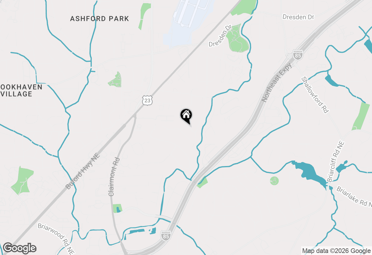 Map of 2063 Malabar Drive Ne, Atlanta, GA 30345