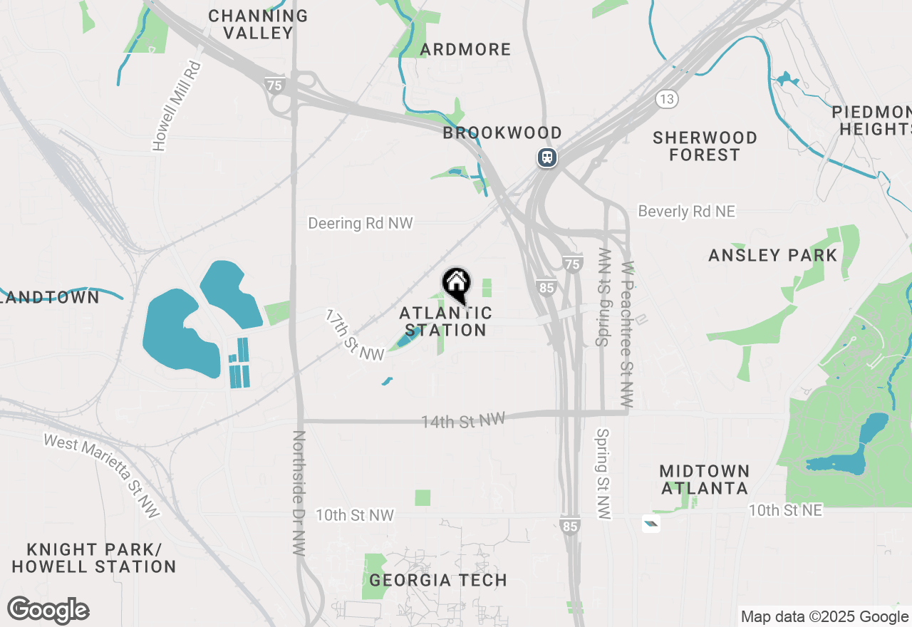 Map of 361 17th Street Nw #2607, Atlanta, GA 30363