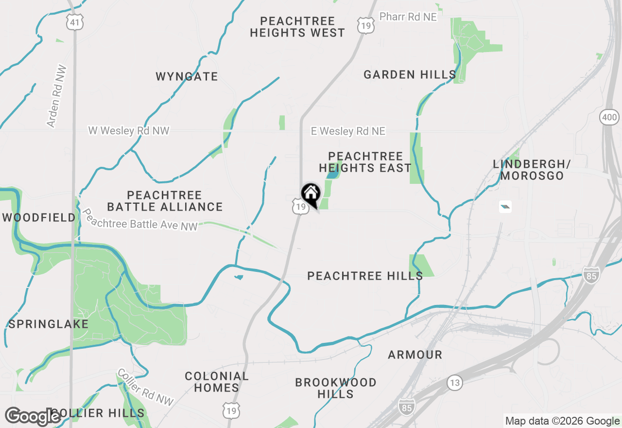 Map of 2479 Peachtree Road Ne #304, Atlanta, GA 30305