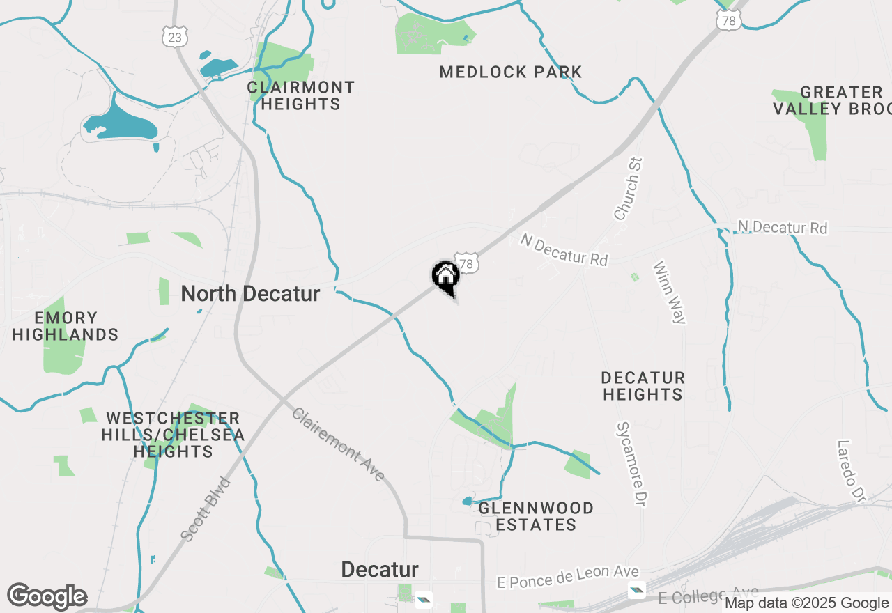 Map of 478 Pensdale Road, Decatur, GA 30030