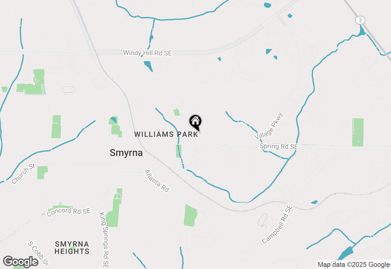 Map of 1604 Walker Street Se #A, Smyrna, GA 30080