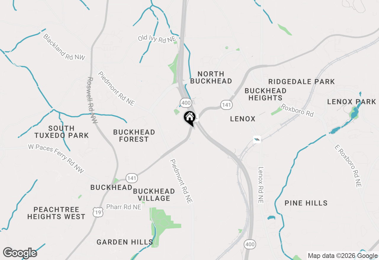 Map of 3334 Peachtree Road Ne #1905, Atlanta, GA 30326