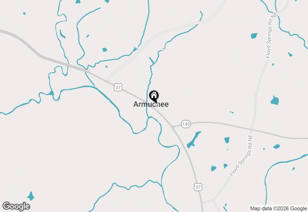 Map of 6006 Martha Berry Highway Ne, Armuchee, GA 30105