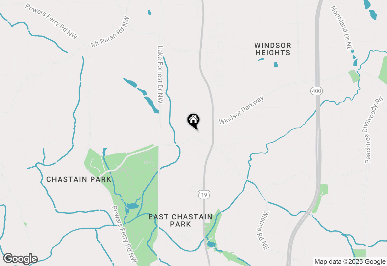 Map of 100 Ridgely Court, Atlanta, GA 30342