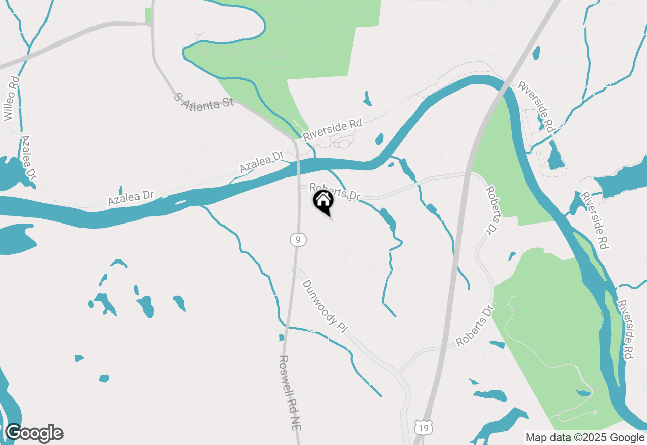 Map of 345 Winding River Drive #F, Atlanta, GA 30350