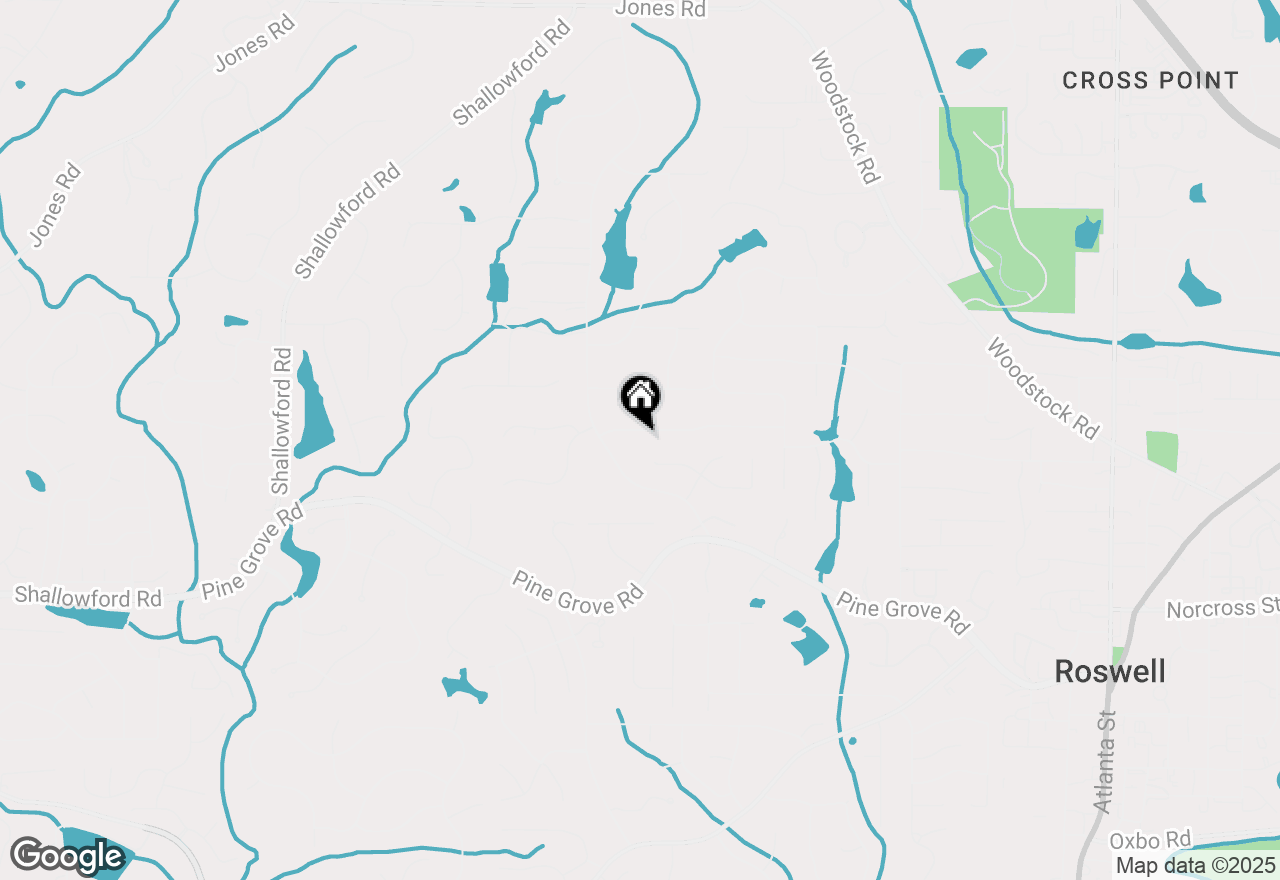 Map of 760 Lake Charles Way, Roswell, GA 30075