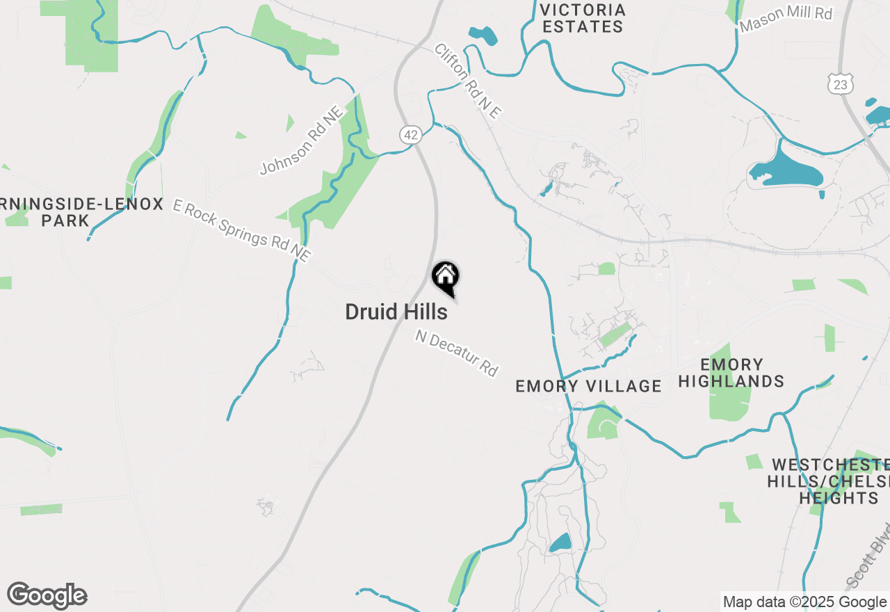 Map of 1327 Harvard Road Ne, Atlanta, GA 30306