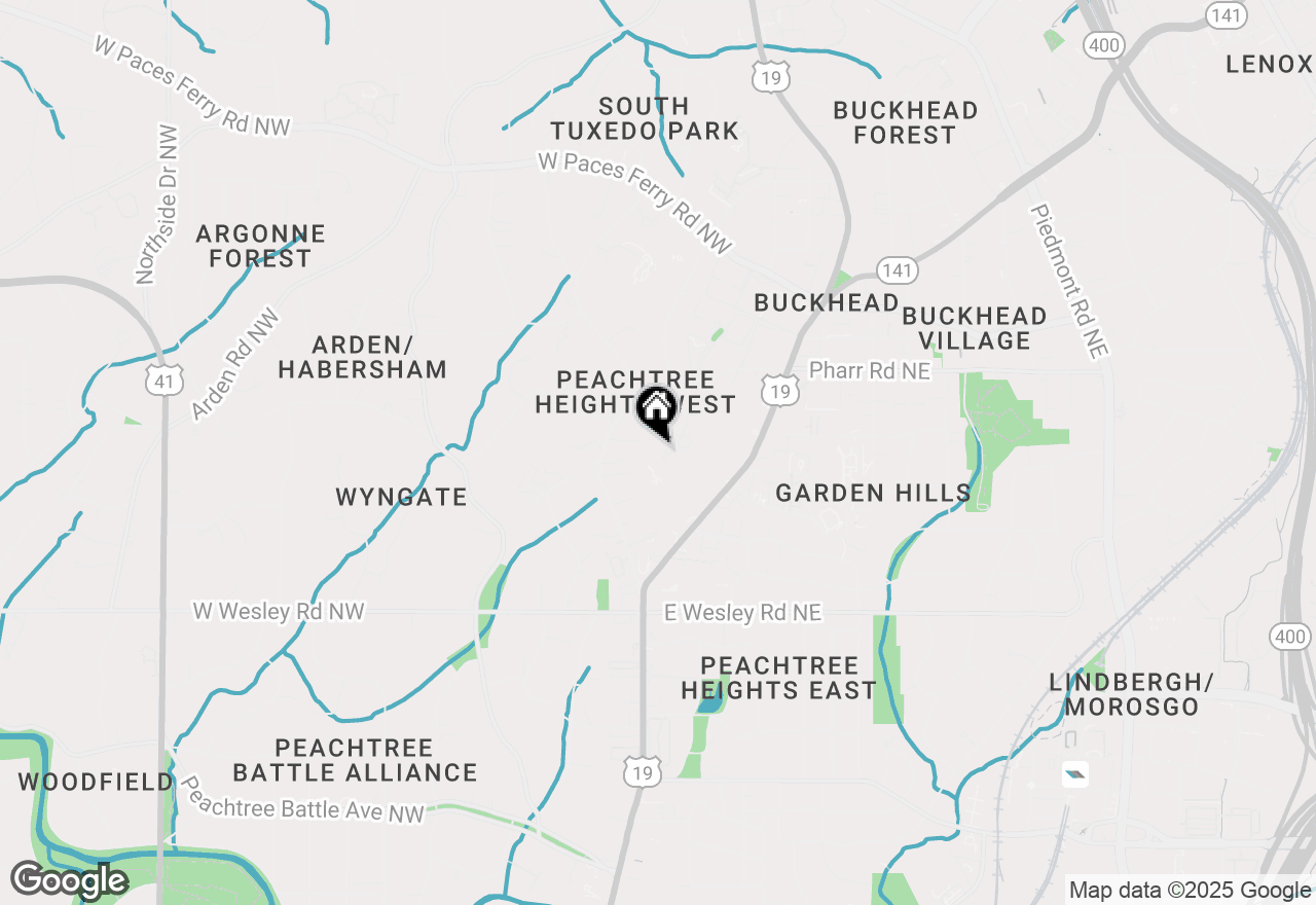 Map of 2870 Pharr Court South Nw #2105, Atlanta, GA 30305