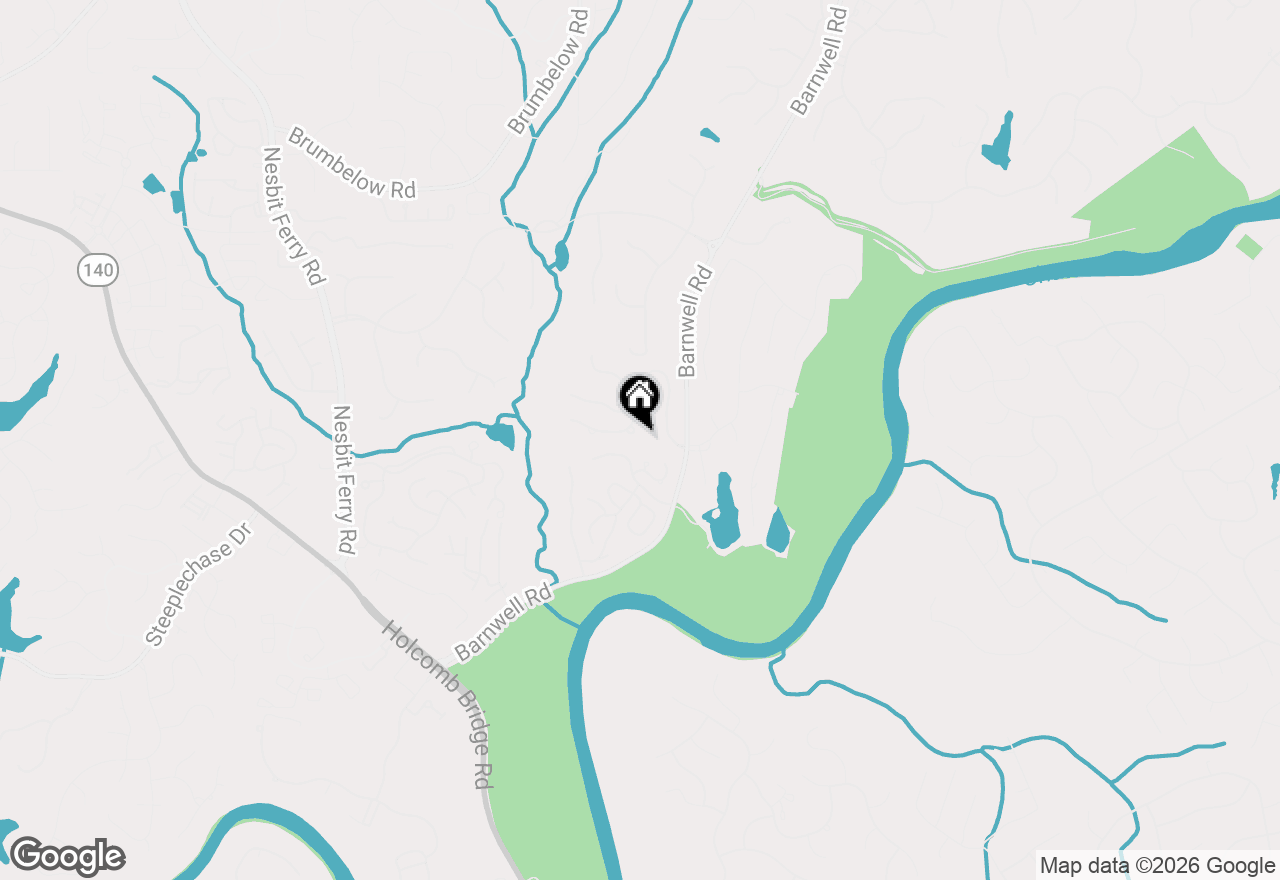 Map of 160 Fairway Ridge Drive, Johns Creek, GA 30022