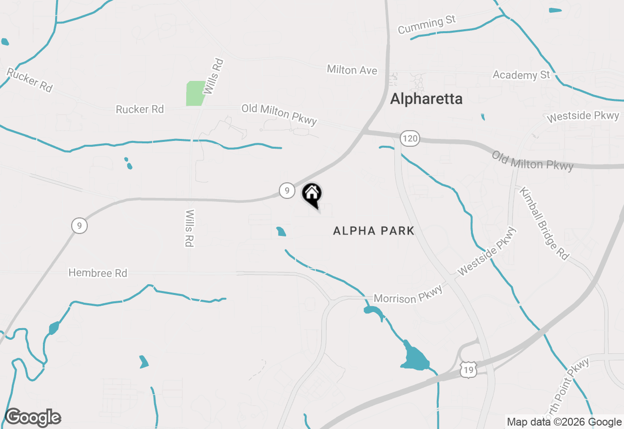 Map of 1170 Kilmington Court, Alpharetta, GA 30009