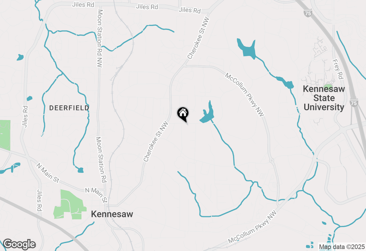 Map of 3288 Douglas Lane Nw, Kennesaw, GA 30144