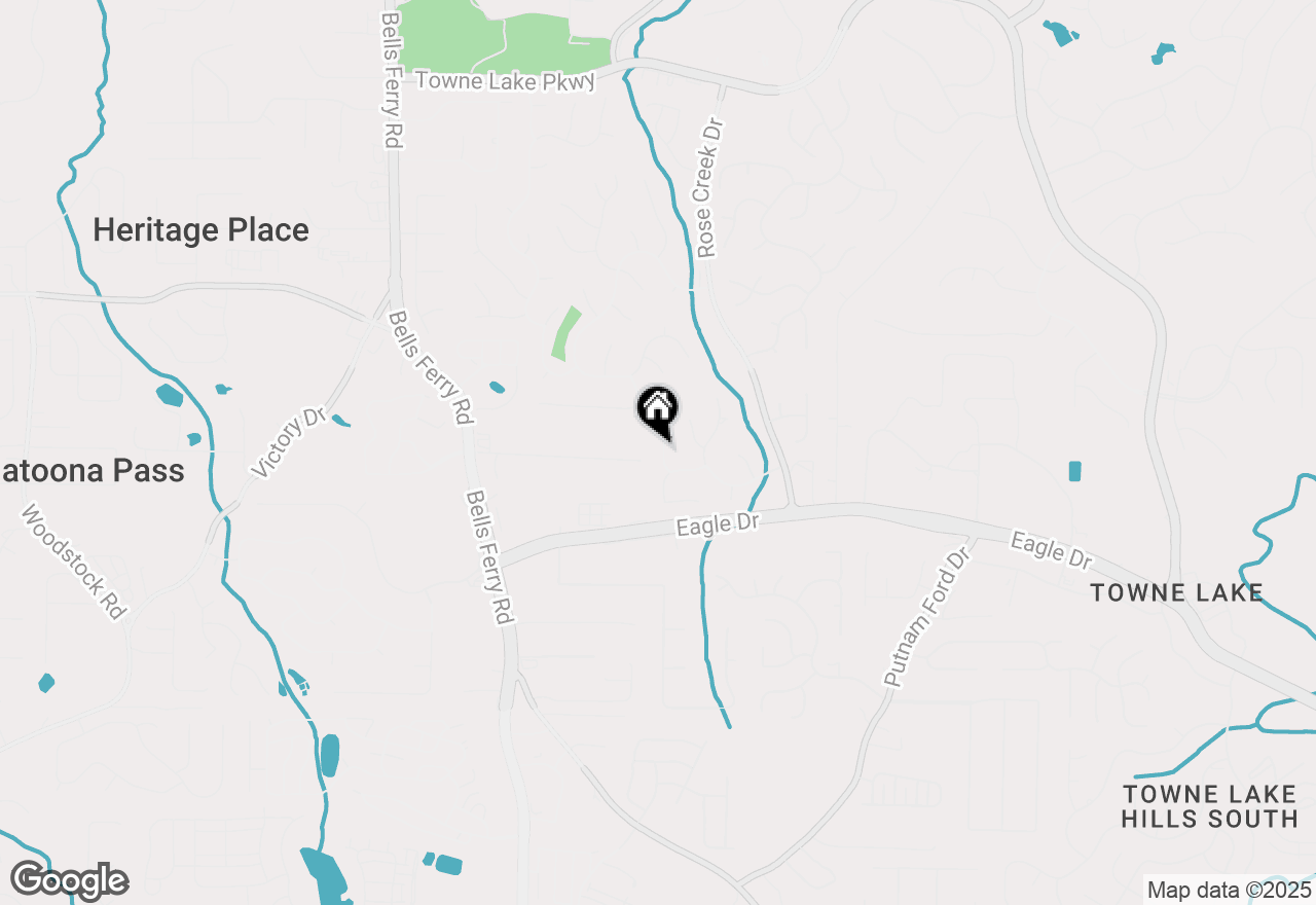 Map of 3009 High Vista Walk, Woodstock, GA 30189